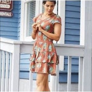 Matilda Jane Brilliant Daydream Looks to Frill Cotton Dress Size Large